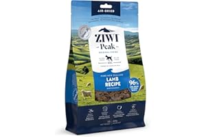 ZIWI Peak Air-Dried Dog Food – All Natural, High Protein, Grain Free and Limited Ingredient with Superfoods (Lamb, 1.0 lb)