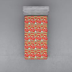 Ambesonne Car Race Track Fitted Sheet, Circuit