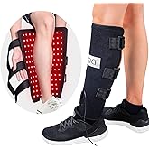 HAIYUE Infrared & Red Light Therapy Device for Calf Leg Arm Body Brace Wrap, New Flat LED Lights Pain Relief Muscle Relax Home Office Easy Use Gift for Women Men