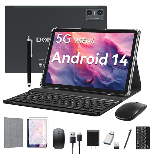 Android 14 Tablet 2025 Latest Tablets, 10 inch Tablet (4+4)GB RAM 64GB ...