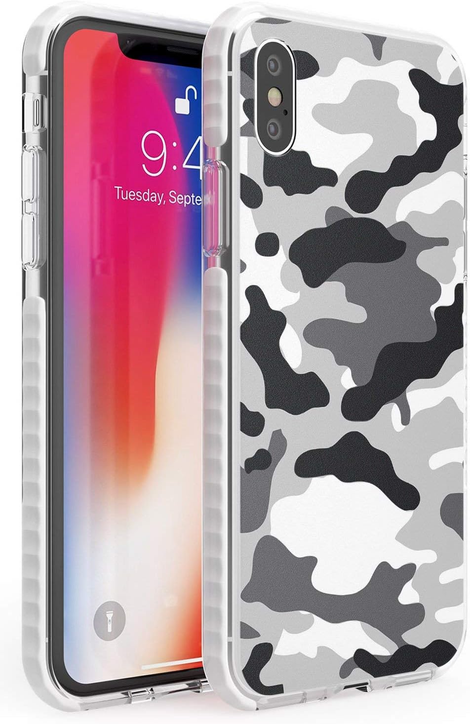 Grey Black Urban Camo Phone Case for iPhone XR Impact Amazon.co.uk