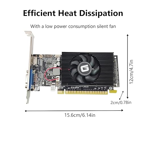 GeForce GT 610 2G DDR3 Low Profile Graphics Card, PCI Express