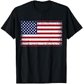 US Flag 4th of July USA Flag American Flag T-Shirt
