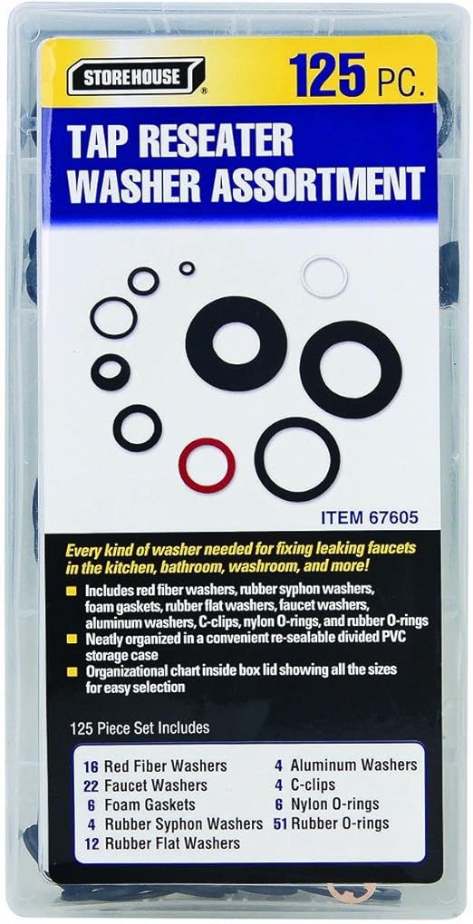 Amazon Com 125 Piece Tap Reseater Washer Assortment Home Improvement
