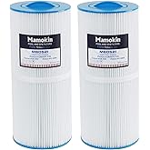 Mamokin Spa Filter 6CH-960 Replaces Jacuzzi Filters J-300 J-400, Unicel 6CH-960, Pleatco PJW60TL-F2S, Filbur FC-2800, 6540-476, 6540-383, Hot Tub Filter with Closed Handle(Not be Removed)- 2 Pack