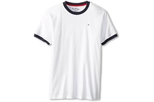 Tommy Hilfiger Boys' Short Sleeve Ken Ringer Crew Neck T-Shirt, Soft, Comfortable, Relaxed Fit