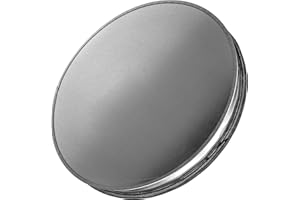 ECOPRO VENT 8” Inch Duct End Cap with Rubber Gasket - Galvanized Steel Round Vent Cover for Outdoor and Indoor Use – Pipe Cover – Steel Plug for Dryer Ducts and Pipes – End Cap for HVAC Systems