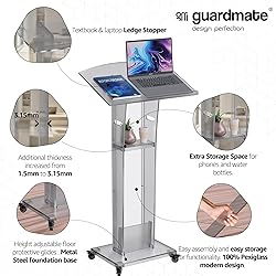 GuardMate Acrylic Podium Pulpit Stand | Modern