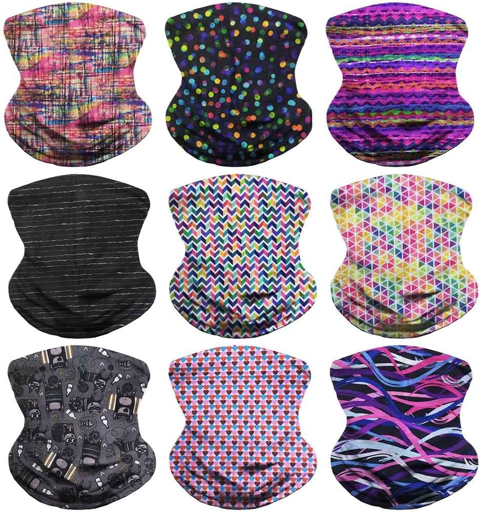 VCZUIUC Headband, Bandanas, Scarf, Neck Warmer, Head Wrap, Multi Functional Headwear for Outdoor Sports