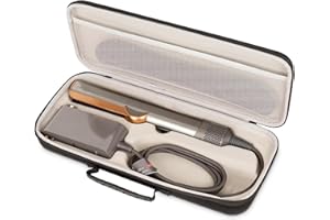 LIUIIVIRI Hard travel case compatible with Dyson airstraight HT01 hair straightener & power supply, waterproof and shockproof