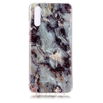 Lomogo Huawei P20 Case Soft Silicon Case Shockproof Anti-Scratch Marble Case Cover for Huawei P20 - LOYHU20944 L12