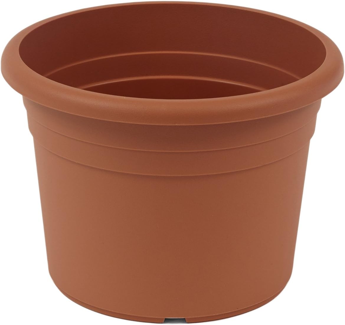 Pflanzkübel Blumenkübel Kunststoff terrakotta,taupe & anthrazit 15