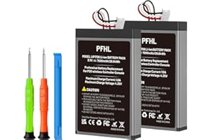 2 Pack 7200mAh LIP1708, PS5 Battery, (2026 New Upgrade) New 0 Cycle High Capacity Battery for Sony PlayStation 5 Controller C