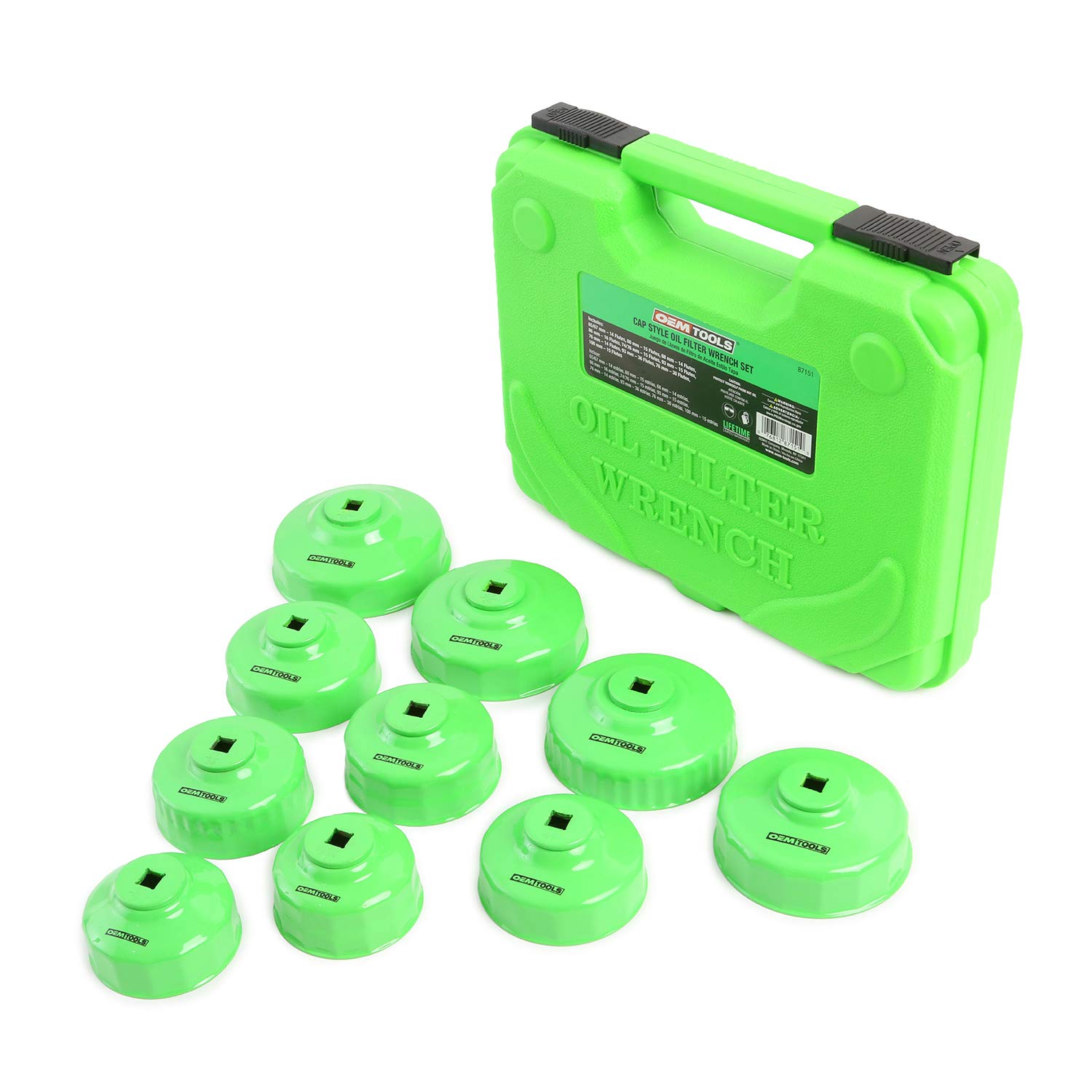 Mua 87151 10 Piece Metric Cap Wrench Set, Green Filter Cap Oil Filter