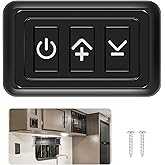 RVZONE 12V Dimmer Switch | 12-24 Volt High Side PWM RV Light Dimmer for RV LED Interior Lights Fixture, Halogen, Incandescent, Used for Auto, Camper, Trailer Van Truck, Boat