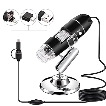 Buy Tobo Usb Microscope 1000x Handheld Digital Microscope Camera With 8 Led Light And Stand Hobby Tools For Kids Students Adults Compatible With Mac Window 7 Android 3in1 Online At Low Price In India