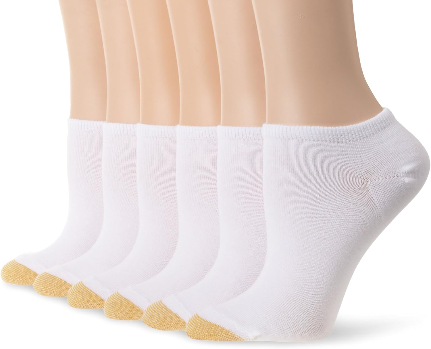 Gold Toe Women's 6 Pack Jersey Socks, White, Shoe Size 69 at Amazon