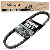 Nilight 842-20-30 CVT Drive Belt for 4-Stroke GY6 125cc 150cc 152QMI 157QMJ | Long-case Engine Belts for Roketa, Taotao, Vespa, Jonway, Baja, Tank Go-Kart Scooter Moped ATV, 1 Pack #842 20 30