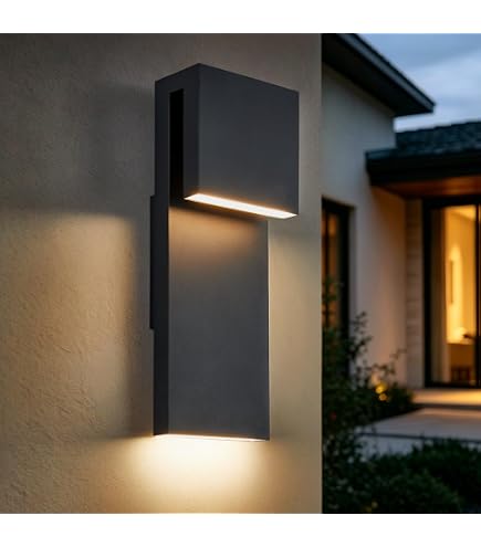 Home Decorators Collection, DW7178BK, LED Outdoor Black Medium