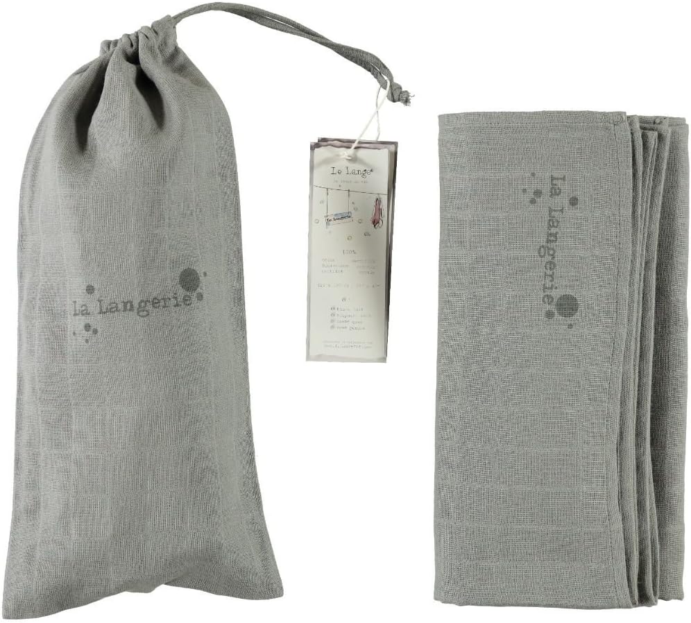 La Langerie Paris Baby Changing Mat Taupe Grey