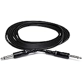 Hosa CPP-110 Unbalanced Interconnect, 1/4 Inch TS to Same, 10 Feet