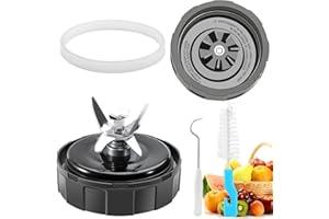 [New Model] SS101 Replacement Blade for Ninja Blender Accessories, 7 Fins Extractor Blade Assembly Compatible with Nutri Ninj