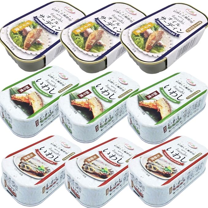 Amazon お試しセット いわし缶3種詰め合わせ 100gx9缶 オイルサーディン 鰯照り煮 イワシ生姜煮 Tcf 魚介の缶詰 瓶詰 通販 Amazon お試しセット いわし缶3種詰め合わせ 100gx9缶 オイルサーディン 鰯照り煮 イワシ生姜煮 Tcf 魚介の缶詰 瓶詰 通販