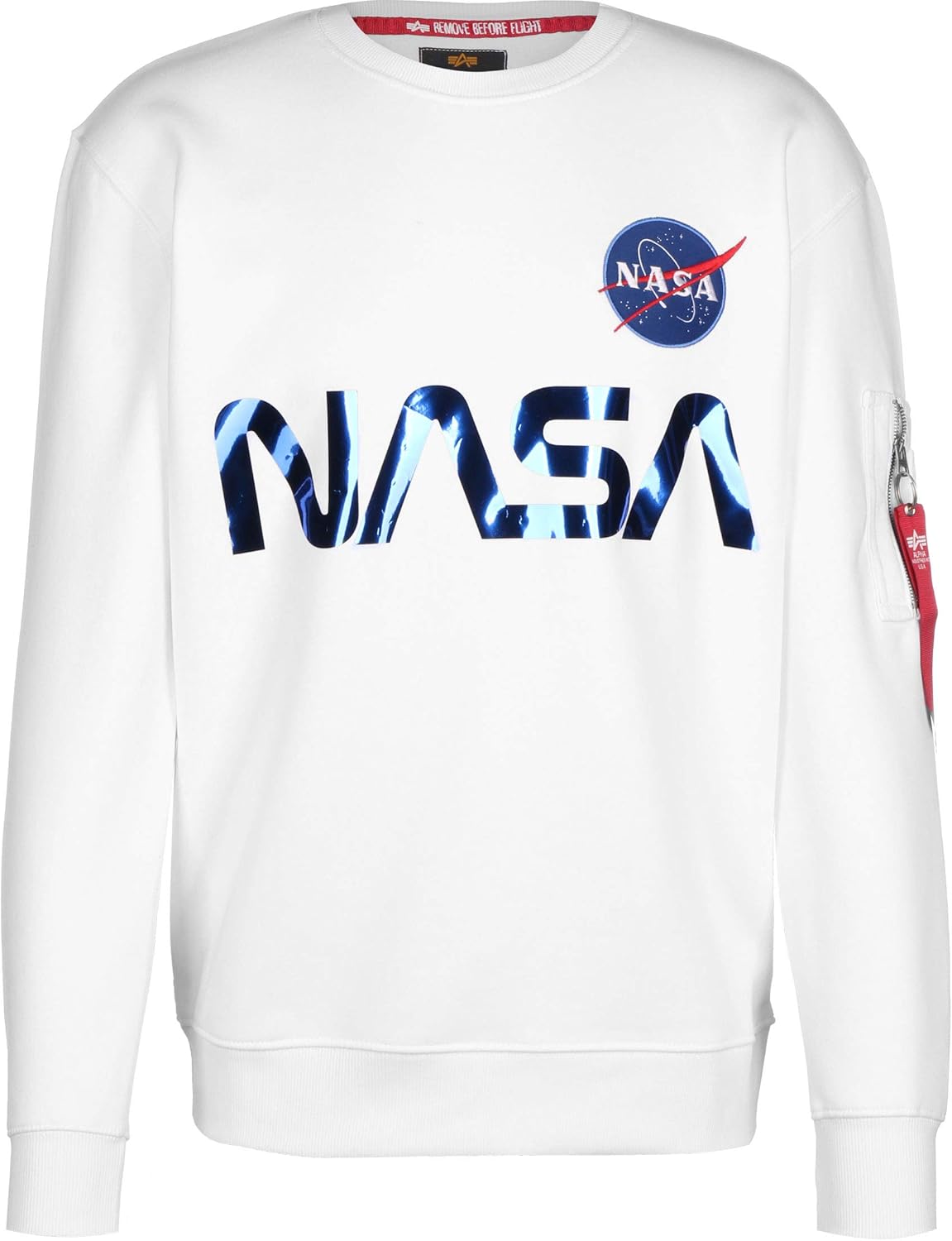 nasa crewneck mens