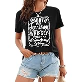 DiankeAnt Women Graphic Vintage Band Tees Country Western Cowgirl Casual T-Shirt