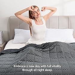 Wemore Minky Dot Weighted Blanket for Adults Queen