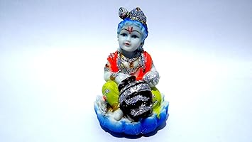 Buy Lord Krishna Statue Hindu God Makhan Chor Laddu Gopal