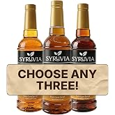 Syruvia Coffee Syrup &ndash; Choose Your Flavors Custom Bundle &ndash; Premium Flavored Syrup for Coffee, Drinks &amp; Lattes &ndash; 25.4 fl oz Bottles &ndash; Build Your Own 3 Pack