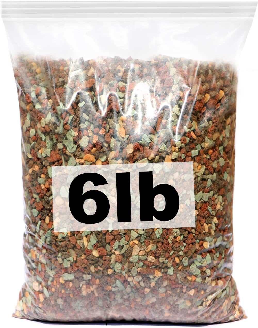 Hardscaping Materials - Succulent and Cactus Soil Gritty Mix Rocks, 6lb Bonsai Volcanic Gravel, Indoor Plant Drainage Lava Stones, Small Decorative Potting Pebbles for Terrarium Fairy Gardening and Houseplants Top Dressing