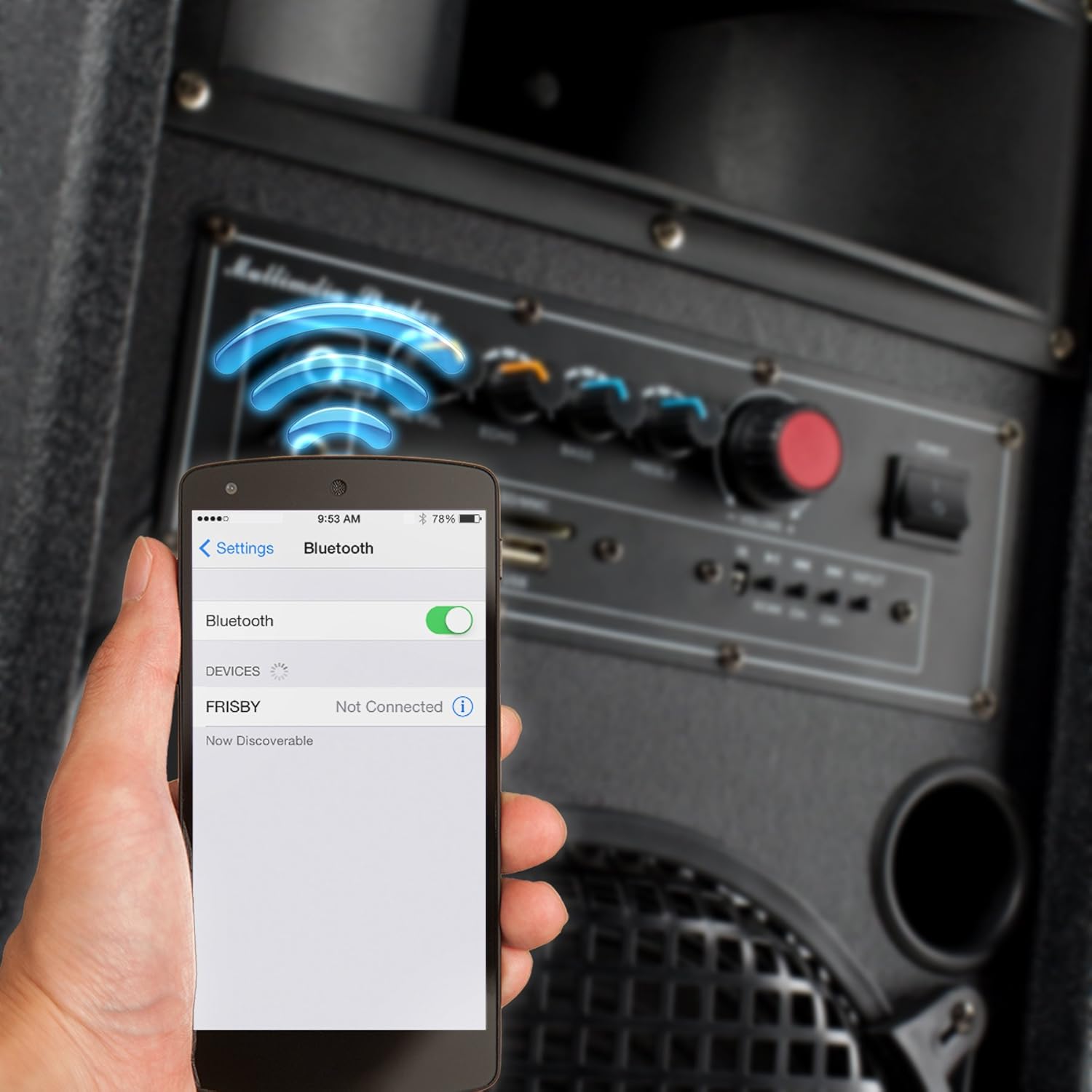 frisby bluetooth speakers