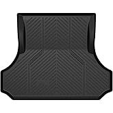 LASFIT Trunk Mat for Dodge Charger 2011-2023, for Chrysler 300 2011-2023, Fit Without Subwoofer, All Weather TPE Custom Fit Car Mats Cargo Liner Cargo Mat, Black