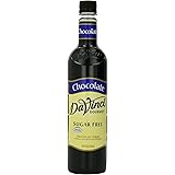 DaVinci Sugar Free Chocolate Syrup 750ml Plastic Single Bottle (Pack of 3)