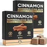 Cinnamon Remineralizing Gum with Nano Hydroxyapatite, Sugar-Free Xylitol and Tree Sap Blend for Daily Oral Freshness, Chewing Gum for Advanced Enamel Protection, No Gluten (2)