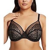 Vukoiswe Minimizer Bras for Women Full Coverage Unlined Underwire Bra Plus Size Bra for Heavy Breast