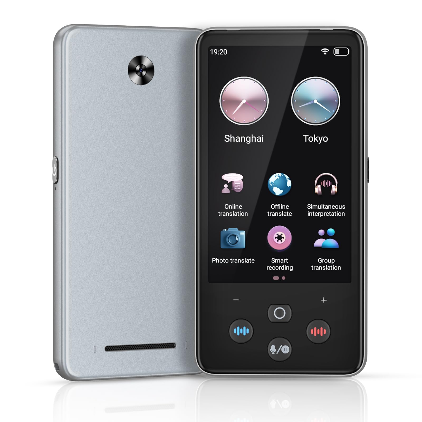 Photo 1 of Language Translator Device, Real Time Translation Device for 138 Languages/Chatgpt/Offline/Recording/Photo Translator, 3.97" Touch Screen, Portable Translator for Business Travel Learning