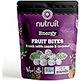 Nutruit Fruit Bites With Cacao & Coconut (Pack of 20) Healthy Fruit Snack, No Added Sugar, Gourmet, Vegan, Gluten Free, Non GMO, Plant Based, High Fiber, Kosher 1.2 oz Premium Packs