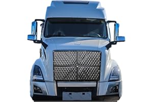 GrilleAdz Premium Quilted Winter Front for Volvo VNL 2018+ (Upgraded Snow and Ice YKK Zipper)