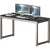 SHW 55-Inch Commercial-Grade Office Computer Desk, Espresso