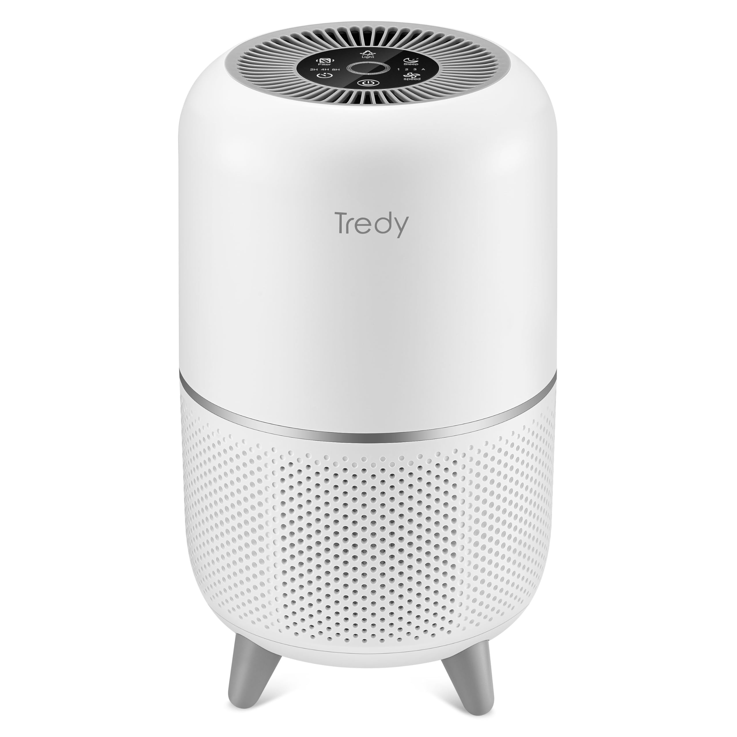 Tredy HEPA Air Purifier for Home 200 Sq.ft Large Room with Air Quality Sensor, Filters The Air, Removes Allergies/Molds/Dust/Smoke/Odor/Pollen/Pets Dander and Other Particles