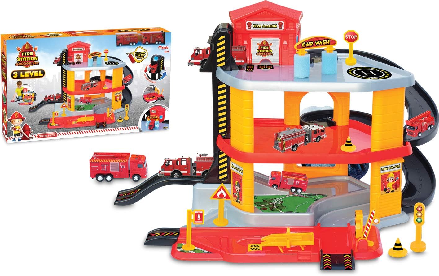 fire station garage toy