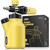 Foam Cannon for Pressure Washer, Car Wash Foam Sprayer with 1/4” Quick Connector, Heavy Duty Car Wash Foam Gun, Adjustable No