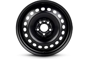 ROAD READY WHEELS For 2014-2024 Jeep Cherokee 17 Inch Painted Black Rim - OE Direct Replacement - Road Ready Car Wheel