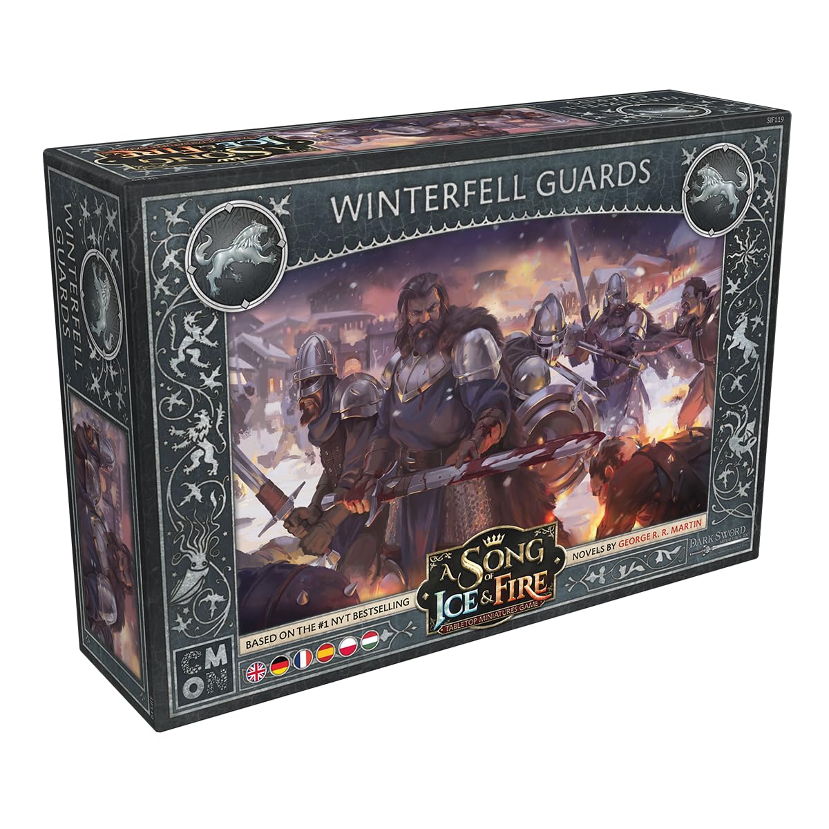CMON | A Song of Ice & Fire: Winterfell Guards | Miniatures Game | Ages 14+ | 2 Players | 45-60 Minutes Playing Time