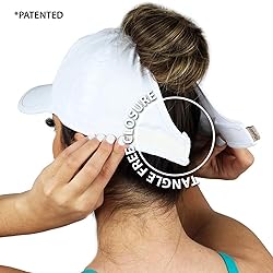 Ponyflo Womens Ponytail Baseball Cap - Curly Hair