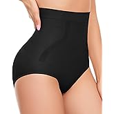 Everyday Shapewear Tummy Control Underwear - High Waisted Body Shaper Panties Seamless Shapewear Compression Briefs for Women