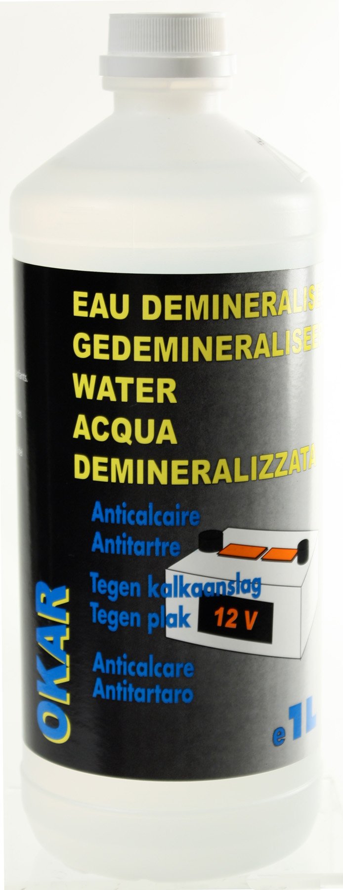 OKAR 021032 Demineralised Water, 1 Litre Bottle
